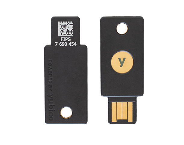 YubiKey two-factor authentication